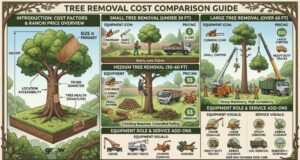 Average Tree Removal Cost by Tree Size and Service Type