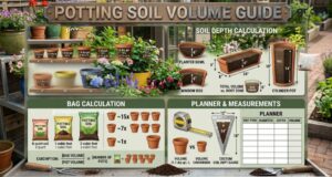 Potting Soil Volume Guide for Pots and Raised Planters