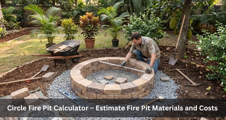 Circle Fire Pit Calculator
