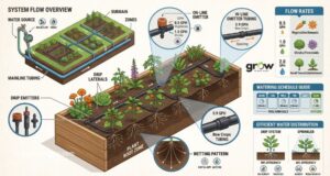 Installing a Drip Irrigation System in a Garden