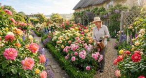 Proper Deep Watering Techniques for Healthy Rose Plants