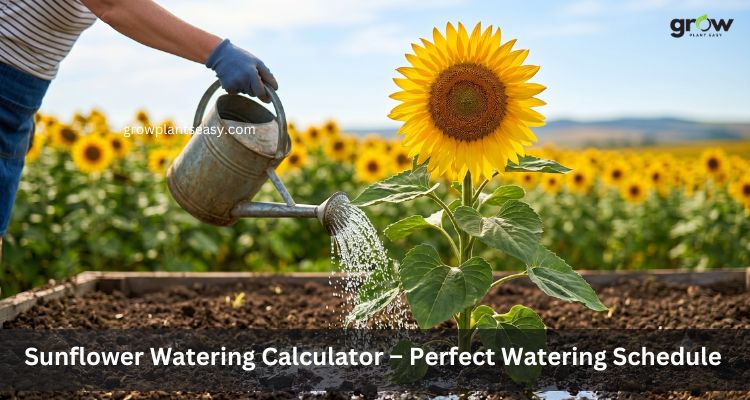 Sunflower Watering Calculator