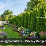 Arborvitae Spacing Calculator