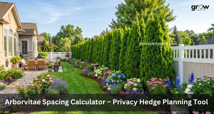 Arborvitae Spacing Calculator