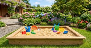 Filling a Backyard Sandbox with Play Sand