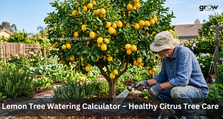 Lemon Tree Watering Calculator