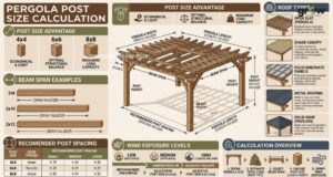 Pergola Post Size and Beam Span Guide