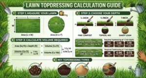Topdressing Depth and Lawn Material Calculation Guide
