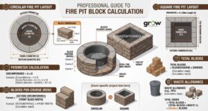Fire Pit Block Layout and Material Planning Guide