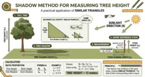 Measuring Tree Height Using the Shadow Method