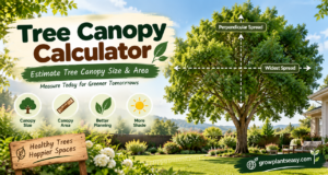 Tree Canopy Calculator – Estimate Tree Canopy Size & Area
