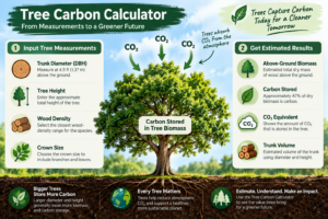 Tree Carbon Calculator – Estimate Carbon Storage & CO₂