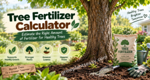 Tree Fertilizer Calculator – Estimate the Right Fertilizer Amount