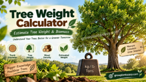 Tree Weight Calculator – Estimate Tree Weight & Biomass