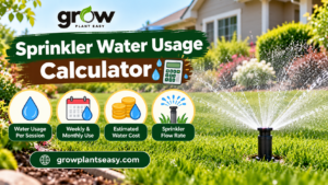 Sprinkler Water Usage Calculator